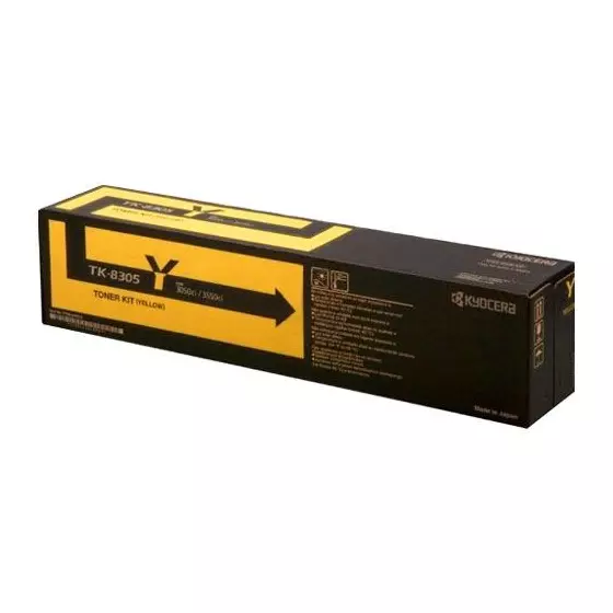 Toner KYOCERA TK-8305Y (1T02LKANL0) jaune de 15000 pages - cartouche laser de marque KYOCERA