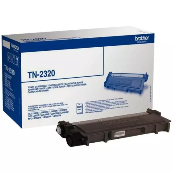 Toner de marque Brother TN-2320 noir (grande capacité)