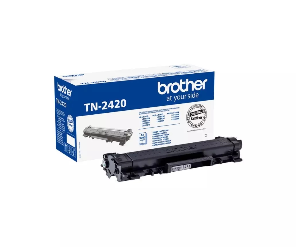 Toner compatible Noir pour Brother DCP-L2530DW - 3 000 pages référence  TN-2420