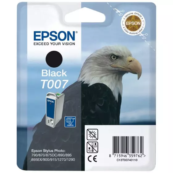 Cartouche EPSON T007 noir - cartouche d'encre de marque EPSON