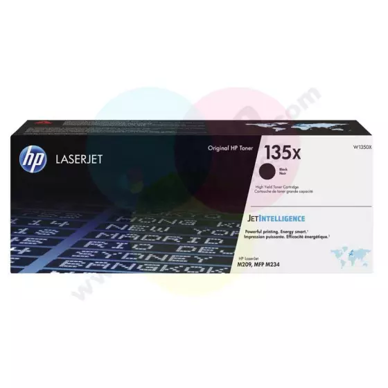 Toner HP 135X (W1350X) noir de 2400 pages - cartouche laser de marque HP