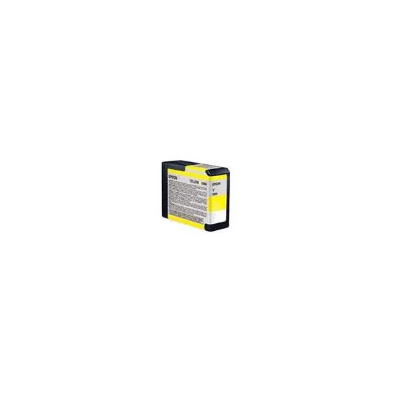 Cartouche EPSON T5804 jaune - cartouche d'encre de marque EPSON