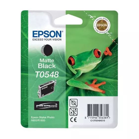 Cartouche EPSON T0548 (C13T05484010) noir mat - cartouche d'encre de marque EPSON