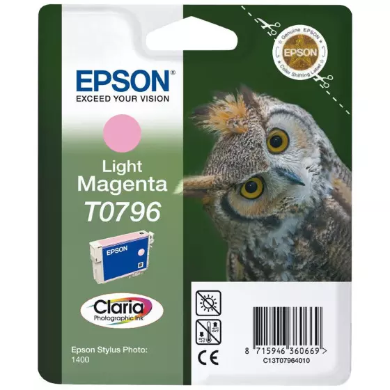 Cartouche EPSON T0796 (C13T07964010) photo magenta - cartouche d'encre de marque EPSON