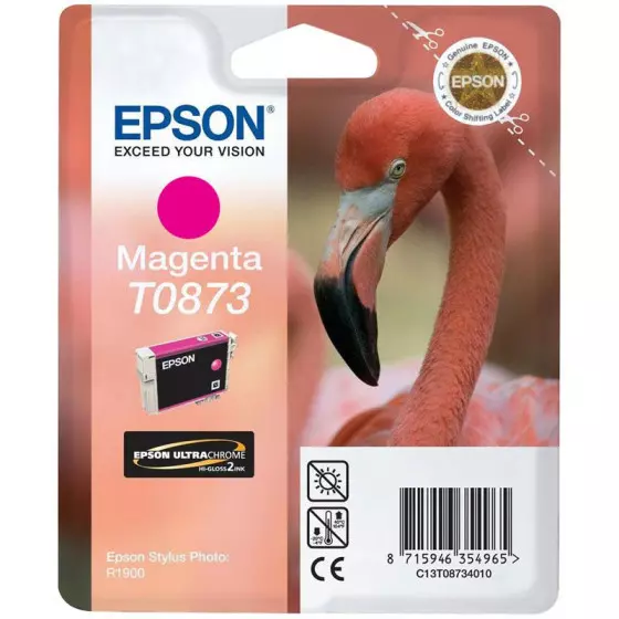 Cartouche EPSON T0873 (C13T08734010) magenta - cartouche d'encre de marque EPSON