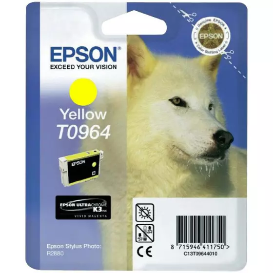 Cartouche EPSON T0964 (C13T09644010) jaune - cartouche d'encre de marque EPSON