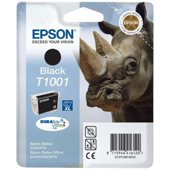 Epson T1001 - Cartouche de marque Epson T1001 C13T10014010 noire (T1001)