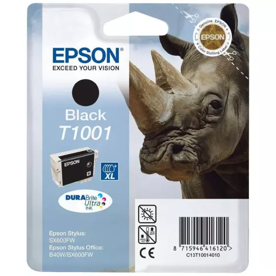 Cartouche EPSON T1001 (C13T10014010) noir - cartouche d'encre de marque EPSON