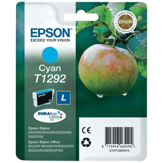 Epson T1292 - Cartouche de marque Epson C13T129240 cyan (pomme)
