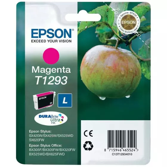 Cartouche EPSON T1293 Pomme magenta - cartouche d'encre de marque EPSON