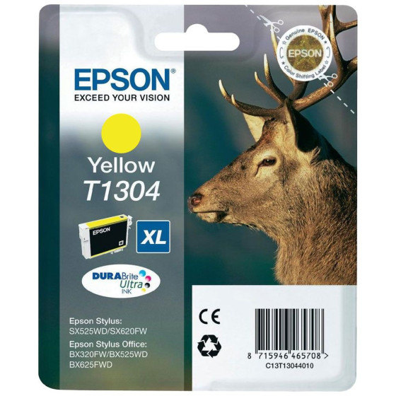 Epson T1304 - Cartouche de marque Epson C13T130440 grande capacité jaune